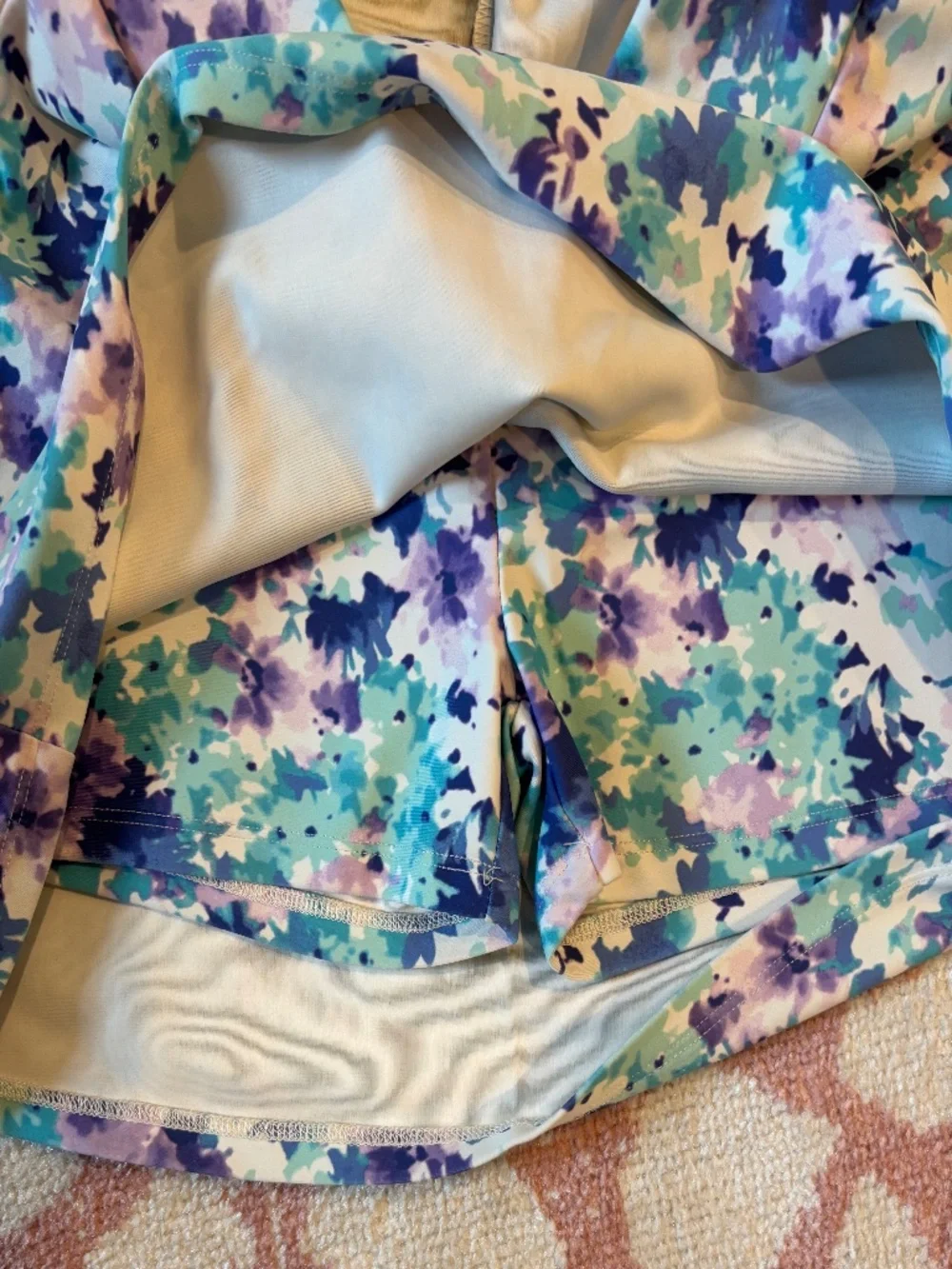 Floral Print Runway Skort - Girls Size 8/10
